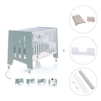 Lettino co-sleeping 60x120 cm (5in1) verde eucalipto · Omni Due Eucalyptus