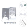Lettino co-sleeping 60x120 cm (5in1) bianco/antracite · Omni Due Antracita