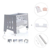 Lettino co-sleeping 60x120 cm (5in1) bianco/antracite · Omni Due Antracita