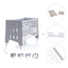 Lettino co-sleeping 60x120 cm (5in1) bianco/antracite · Omni Due Antracita