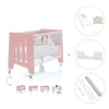 Lettino co-sleeping 60x120 cm (5in1) rosa/bianco · Omni Due Quarzo