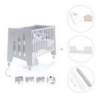 Lettino co-sleeping 60x120 cm (5in1) grigio · Omni C181-M7778