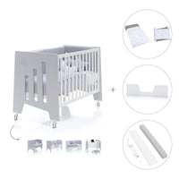 Lettino co-sleeping 60x120 cm (5in1) grigio · Omni C181-M7778