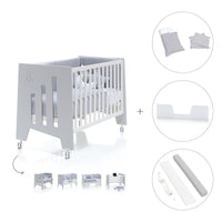 Lettino co-sleeping 60x120 cm (5in1) grigio · Omni C181-M7778