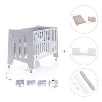 Lettino co-sleeping 60x120 cm (5in1) grigio · Omni C181-M7778