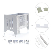 Lettino co-sleeping 60x120 cm (5in1) grigio · Omni C181-M7778