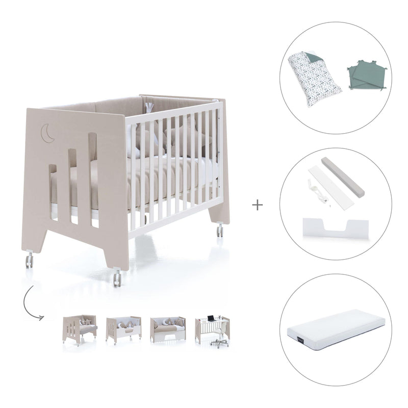Lettino co-sleeping 60x120 cm (5in1) beige · Omni C181-M7753