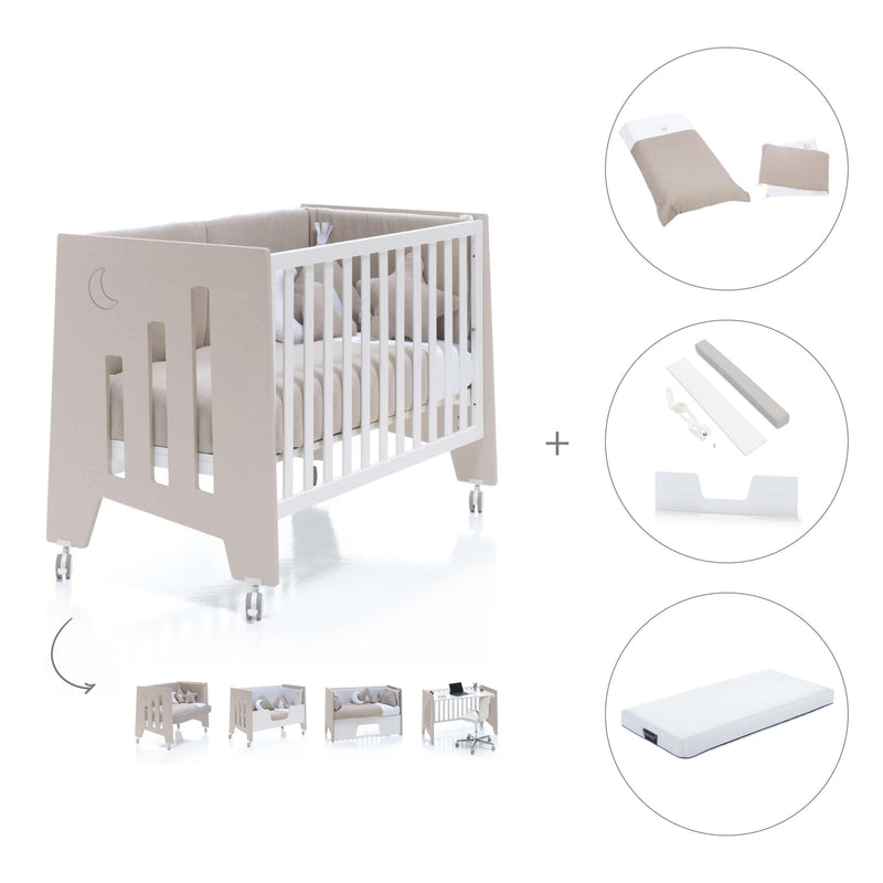 Lettino co-sleeping 60x120 cm (5in1) beige · Omni C181-M7753