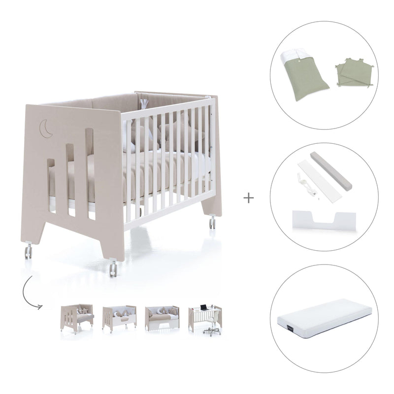 Lettino co-sleeping 60x120 cm (5in1) beige · Omni C181-M7753