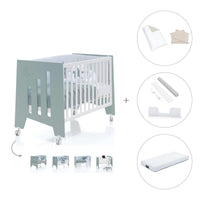 Lettino co-sleeping 60x120 cm (5in1) verde eucalipto · Omni Due Eucalyptus