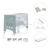 Lettino co-sleeping 60x120 cm (5in1) verde eucalipto · Omni Due Eucalyptus