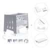Lettino co-sleeping 60x120 cm (5in1) bianco/antracite · Omni Due Antracita