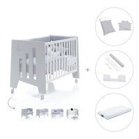 Lettino co-sleeping 60x120 cm (5in1) grigio · Omni C181-M7778