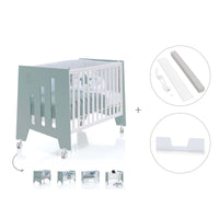 Lettino co-sleeping 60x120 cm (5in1) verde eucalipto · Omni Due Eucalyptus