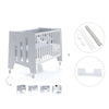 Lettino co-sleeping 60x120 cm (5in1) grigio · Omni C181-M7778