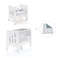 Culla 60x80 cm e lettino 60x120 cm (7in1) bianco · Omni Tre White