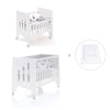 Culla 60x80 cm e lettino 60x120 cm (7in1) bianco · Omni Tre White