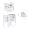Culla 60x80 cm e lettino 60x120 cm (7in1) bianco · Omni Tre White