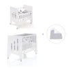 Culla 60x80 cm e lettino 60x120 cm (7in1) bianco · Omni Tre White