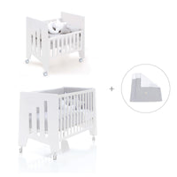 Culla 60x80 cm e lettino 60x120 cm (7in1) bianco · Omni Tre White