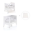 Culla 60x80 cm e lettino 60x120 cm (7in1) bianco · Omni Tre White