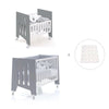 Culla 60x80 cm e lettino 60x120 cm (7in1) antracite · Omni Tre Antracita