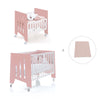 Culla 60x80 cm e lettino 60x120 cm (7in1) rosa · Omni Tre Quarzo