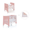 Culla 60x80 cm e lettino 60x120 cm (7in1) rosa · Omni Tre Quarzo