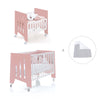 Culla 60x80 cm e lettino 60x120 cm (7in1) rosa · Omni Tre Quarzo