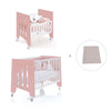 Culla 60x80 cm e lettino 60x120 cm (7in1) rosa · Omni Tre Quarzo