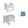 Culla 60x80 cm e lettino 60x120 cm (7in1) grigio · Omni Tre Grey
