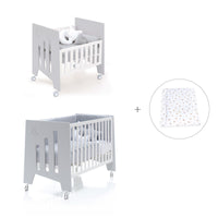Culla 60x80 cm e lettino 60x120 cm (7in1) grigio · Omni Tre Grey