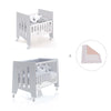 Culla 60x80 cm e lettino 60x120 cm (7in1) grigio · Omni Tre Grey