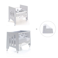 Culla 60x80 cm e lettino 60x120 cm (7in1) grigio · Omni Tre Grey