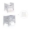 Culla 60x80 cm e lettino 60x120 cm (7in1) grigio · Omni Tre Grey