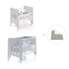 Culla 60x80 cm e lettino 60x120 cm (7in1) grigio · Omni Tre Grey