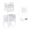Culla 60x80 cm e lettino 60x120 cm (7in1) bianco · Omni Tre White