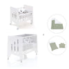 Culla 60x80 cm e lettino 60x120 cm (7in1) bianco · Omni Tre White
