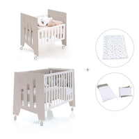Culla 60x80 cm e lettino 60x120 cm (7in1) beige · Omni Tre Arena