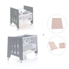 Culla 60x80 cm e lettino 60x120 cm (7in1) antracite · Omni Tre Antracita
