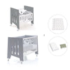 Culla 60x80 cm e lettino 60x120 cm (7in1) antracite · Omni Tre Antracita