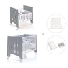 Culla 60x80 cm e lettino 60x120 cm (7in1) antracite · Omni Tre Antracita