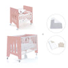 Culla 60x80 cm e lettino 60x120 cm (7in1) rosa · Omni Tre Quarzo