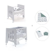 Culla 60x80 cm e lettino 60x120 cm (7in1) grigio · Omni Tre Grey