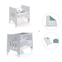 Culla 60x80 cm e lettino 60x120 cm (7in1) grigio · Omni Tre Grey