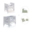 Culla 60x80 cm e lettino 60x120 cm (7in1) grigio · Omni Tre Grey