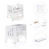 Culla 60x80 cm e lettino 60x120 cm (7in1) bianco · Omni Tre White