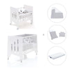 Culla 60x80 cm e lettino 60x120 cm (7in1) bianco · Omni Tre White