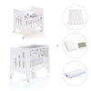 Culla 60x80 cm e lettino 60x120 cm (7in1) bianco · Omni Tre White