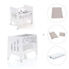 Culla 60x80 cm e lettino 60x120 cm (7in1) bianco · Omni Tre White